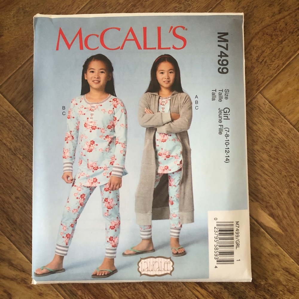 4 for $20 - McCall’s M7499 Sewing Pattern